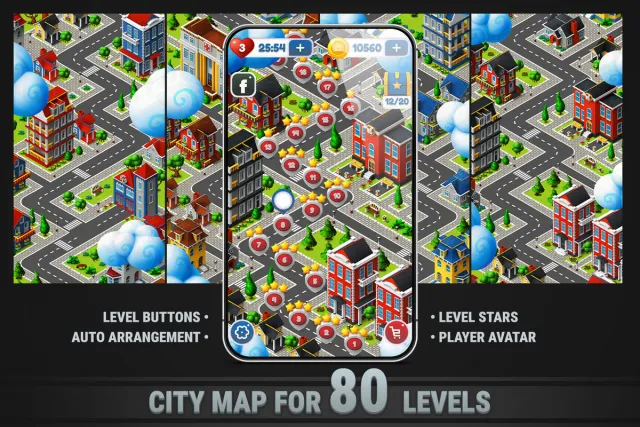 MK Puzzle Level Map Pack • 4 Themes Bundle v5.0.0