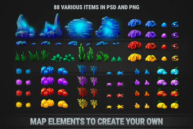 MK Puzzle Level Map Pack • 4 Themes Bundle v5.0.0