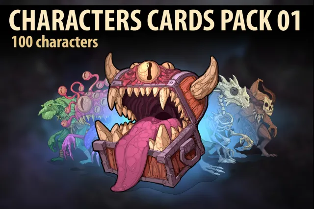 Characters Cards pack 01