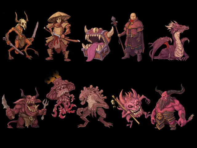 Characters Cards pack 01
