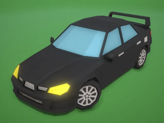 Low Poly Cars Asset