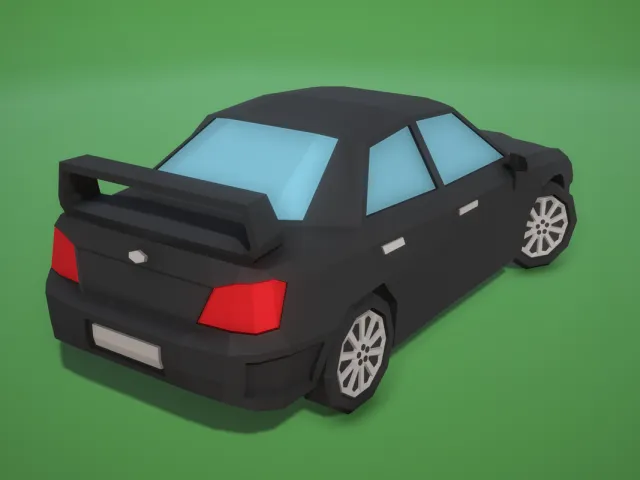 Low Poly Cars Asset
