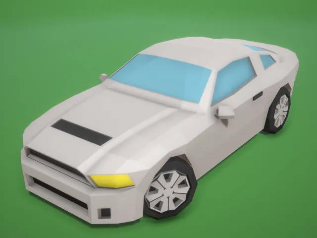 Low Poly Cars Asset