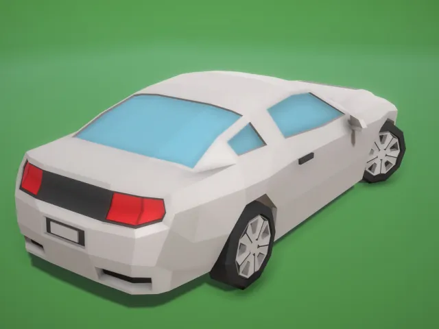Low Poly Cars Asset