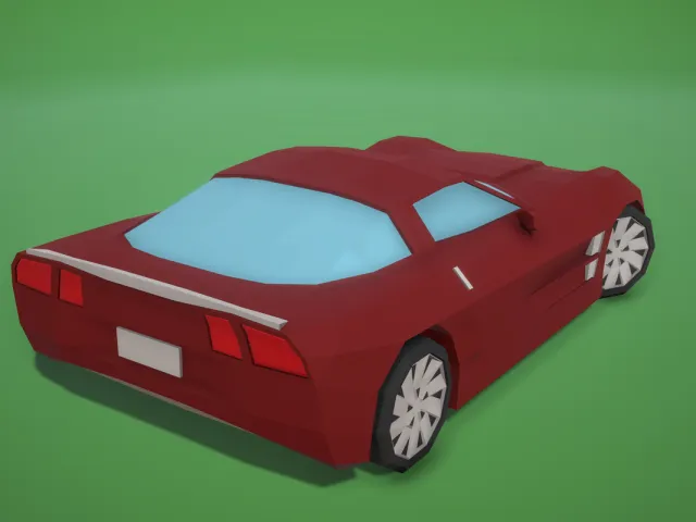 Low Poly Cars Asset