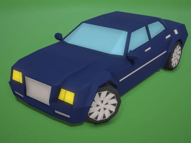 Low Poly Cars Asset