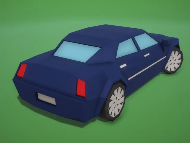 Low Poly Cars Asset