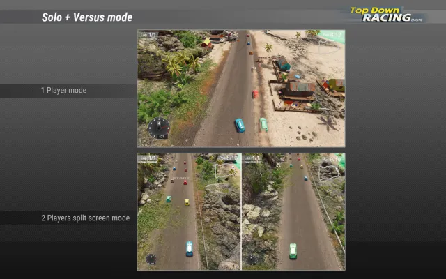 Top Down Car Racing Engine v1.0