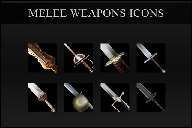 Melee Weapons Icons