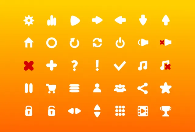 RPG&Fantasy Mobile GUI with Source Files