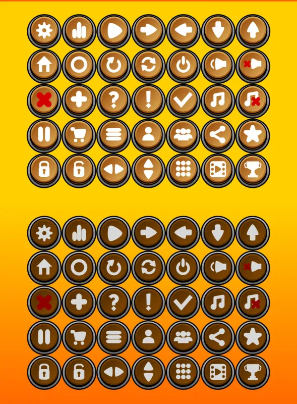 RPG&Fantasy Mobile GUI with Source Files