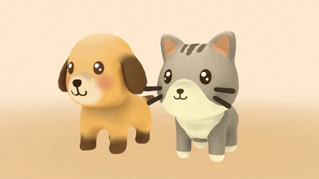 Free Pack - Cartoon Dog, Cat