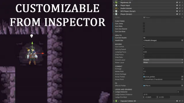 2D Action Platformer Game System v1.1
