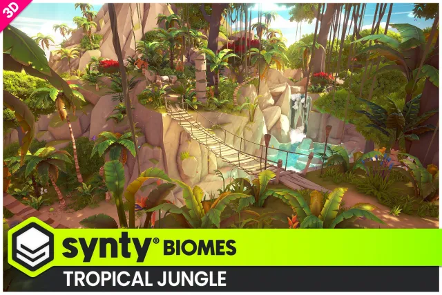 POLYGON - Tropical Jungle - Nature Biomes - 3D Environment Art by Synty v1.8.0