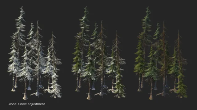 Winter Environment - Nature Pack - создание зимних сцен в Unity