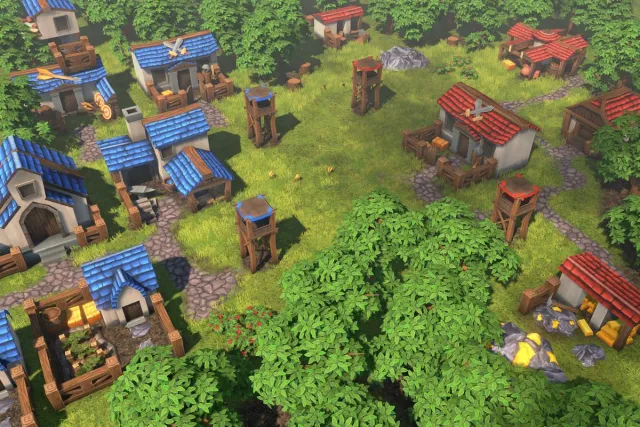 RTS Pack - Stylized Buildings, Props, Ships Set