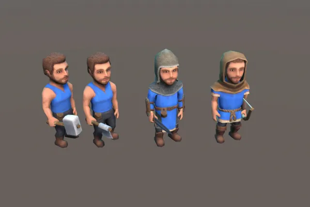 RTS Pack - Stylized Buildings, Props, Ships Set