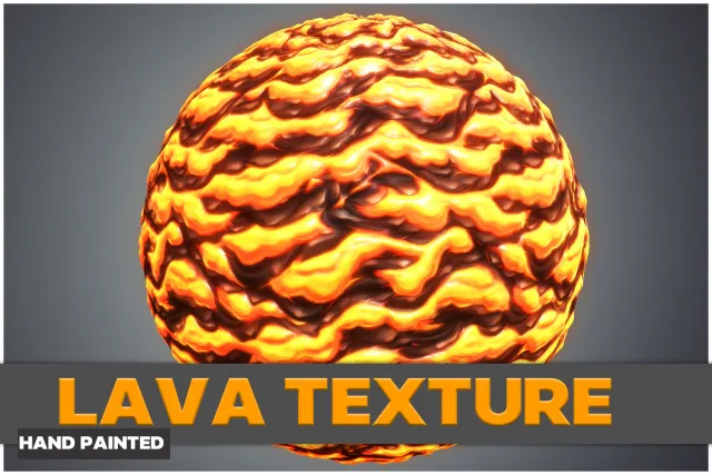 Stylized Lava Texture
