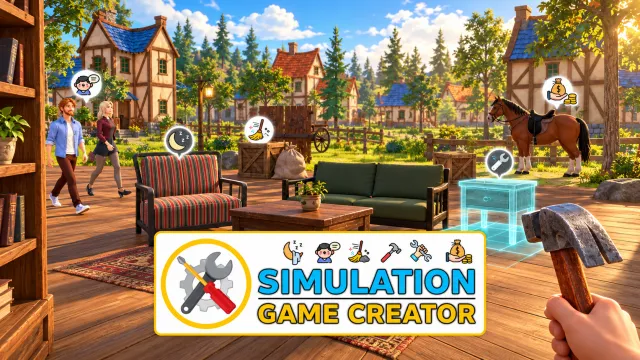 Simulation Game System - Create your Simulator for Mobile and PC v4.1