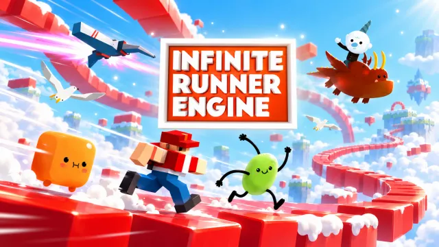 2D+3D Infinite Runner Engine v2.2