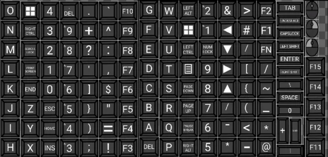 Keyboard Keys & Mouse Sprites