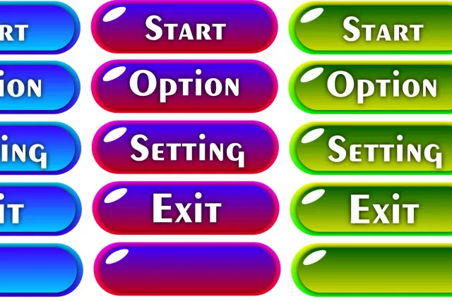 2D UI Buttons Free Package for unity developer by Javedkhanme