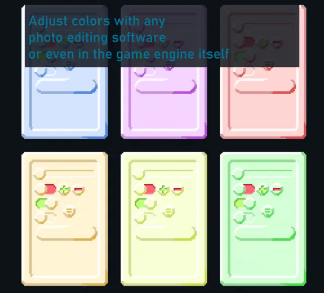 Pixel art Menu package (5 sets)