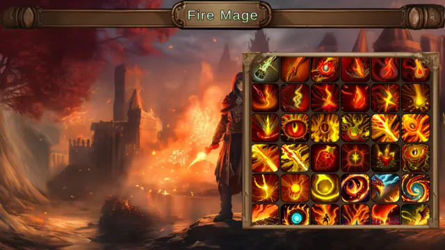40 FREE Fire Mage skill icons