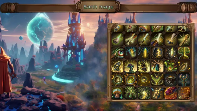 40 FREE earth mage skill icons