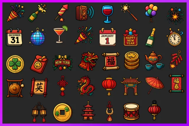 FREE Holiday & Event Icons