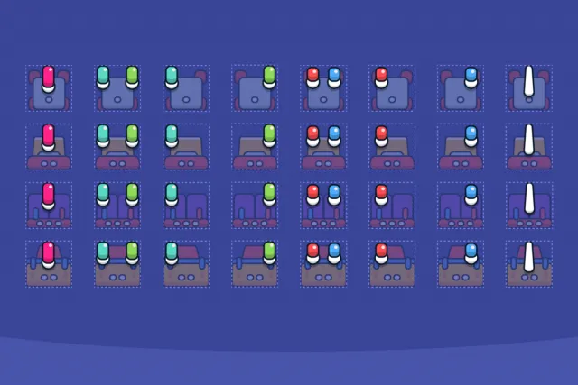 2D Laser Weapons pack by Podmeteya