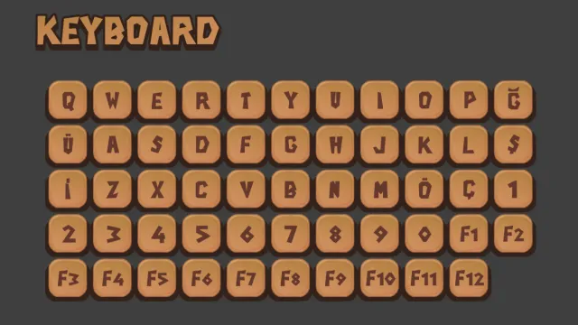 PC & Console Buttons Icons