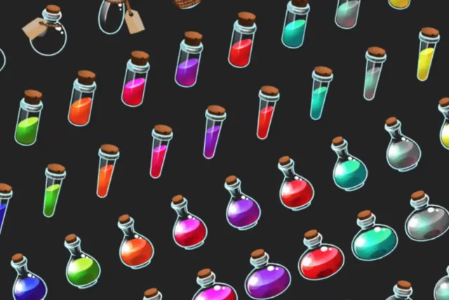 2D Potion Icon Pack