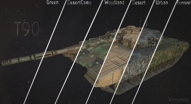 Russian Military Vehicles [LITE] T90